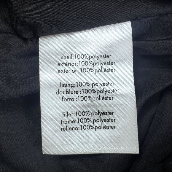 WeWoreWhat Cropped Puffer Jacket Black Womens Size S Zip Front Quilted Coat - Picture 12 of 16